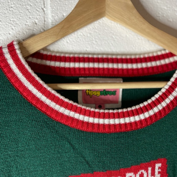 18. Tipsy Elf Santa North Pole sweater - Picture 5 of 8